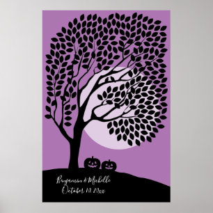 Halloween - 250 Namnteckning Guest Bok Alternative Poster