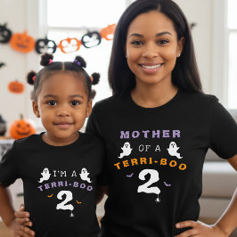 Halloween 2:a födelsedagen Terri-Boo Twos Ghost Mo T Shirt