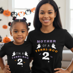 Halloween 2:a födelsedagen Terri-Boo Twos Ghost Mo T Shirt