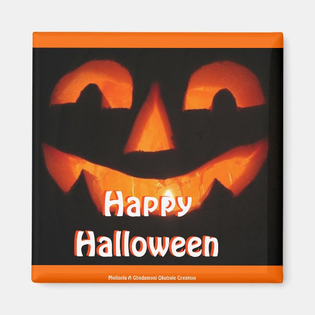 halloween 2, Happy halloween, Happy halloween ... Magnet (Framsidan)