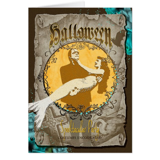 HALLOWEEN 2 - Kortet Hälsningskort (Framsidan)