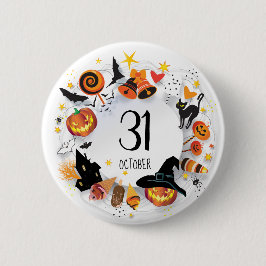 Halloween 31 OKTOBER KNÄPPAS - "fest eller lurar Knapp