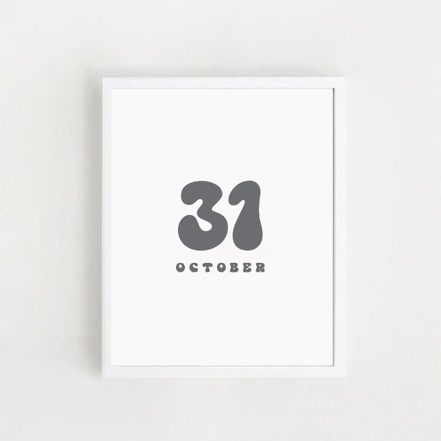 Halloween 31 oktober poster (Skapare uppladdad)