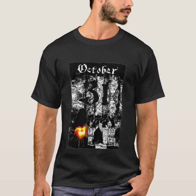 Halloween 31 oktober t shirt (Framsida)
