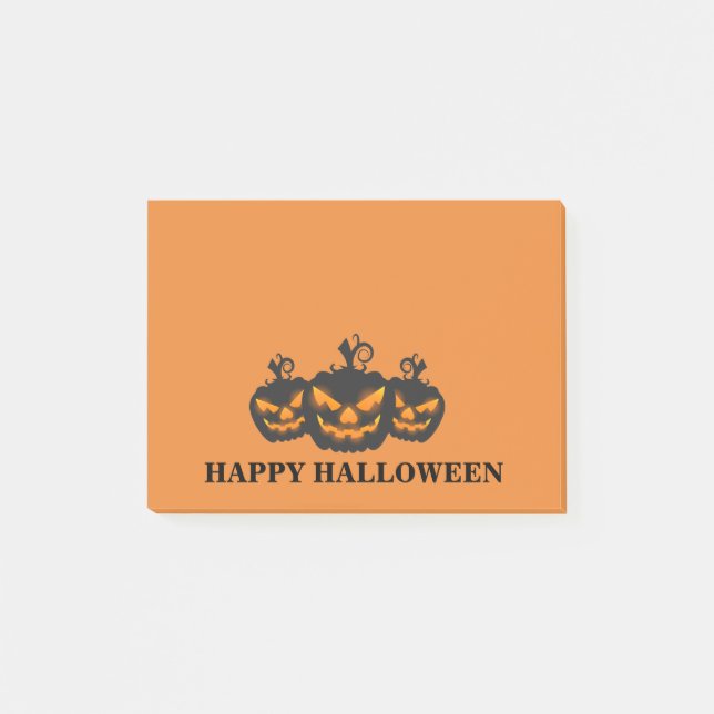 Halloween-3-Argens Pumpkin Post-it Block (Framsida)