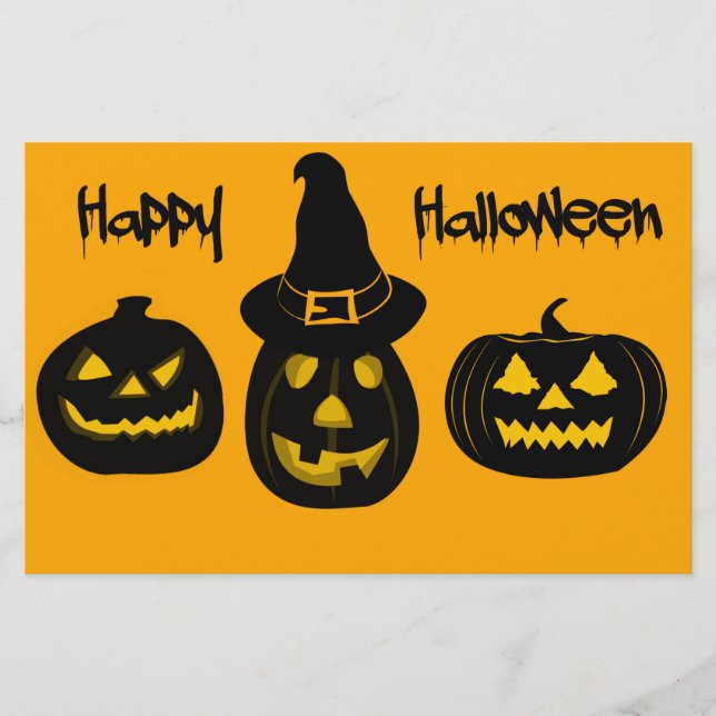 Halloween 3 brevpapper (Framsida)