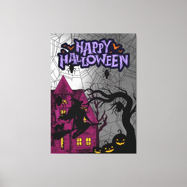 Halloween 3 canvastryck (Framsida)