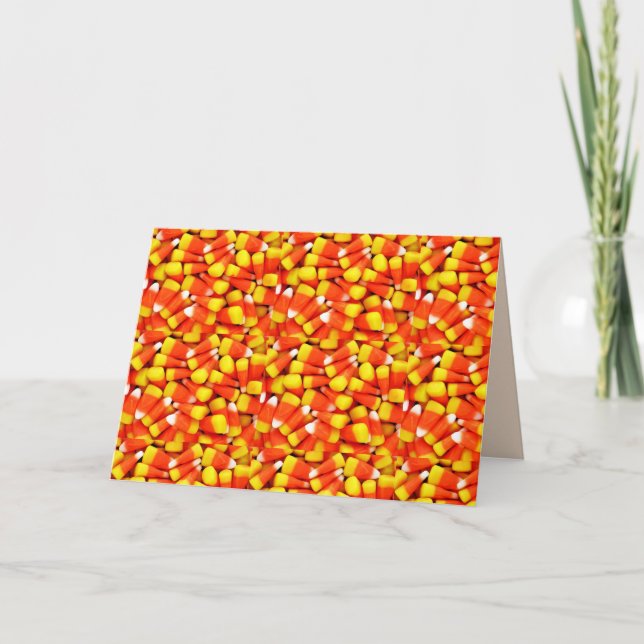 HALLOWEEN 3 D CANDY CORN KORT (Framsida)