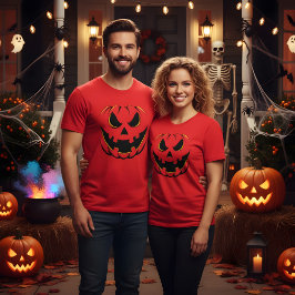 Halloween 3D Pumpkin Design. Hoppa av produkten T Shirt