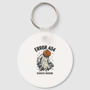 Halloween 404 Kostym Pumpa Spöke Fel Design_1 Nyckelring
