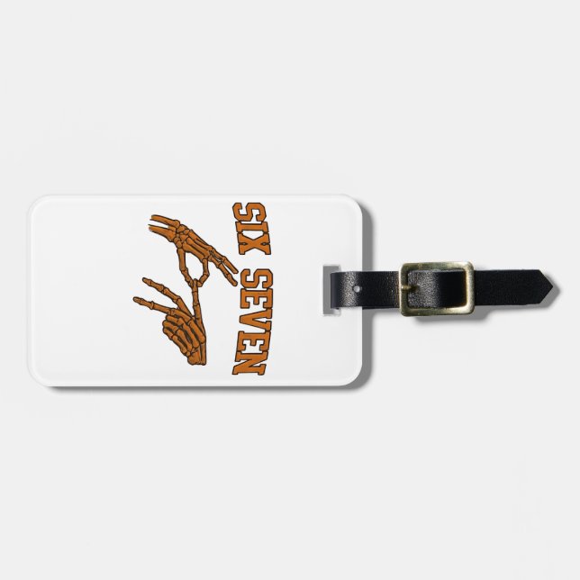 Halloween-6 Sju medlemsteckenspråk 67 Mason Bagagebricka (Horisontell Framsida)