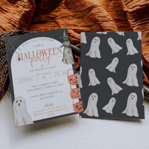 Halloween 90-talets inbjudan till Aesthetic Party