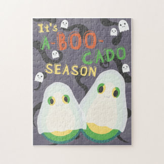 Halloween A-BOO-Cado Spooky Cute Avocado Spöken Pussel
