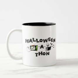 Halloween-a-thon 2 Sided Mugg