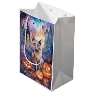 Halloween Abyssinian Cat med påssjuka