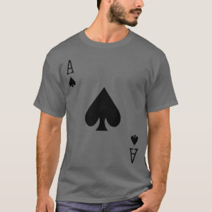 Halloween Ace of Spades Blackjack Poker Cards Matc T Shirt