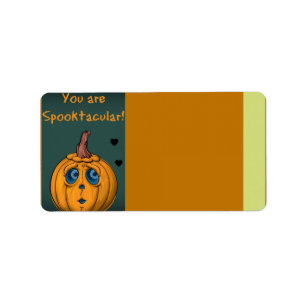 Halloween-adressetikett Adressetikett
