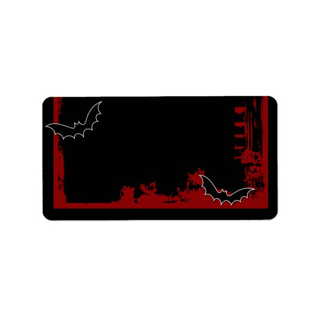 Halloween-Adressetiketter Adressetikett (Framsidan)