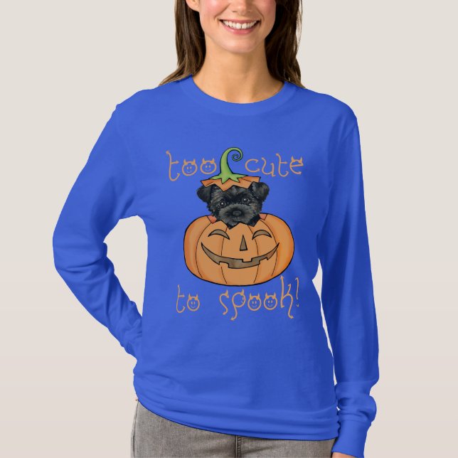 Halloween Affenpinscher Tee (Framsida)