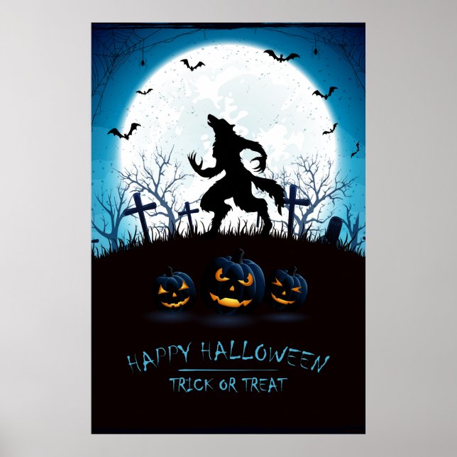Halloween-affisch Poster (Framsidan)