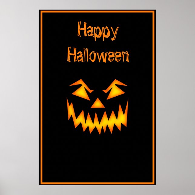 Halloween-affisch Poster (Framsidan)