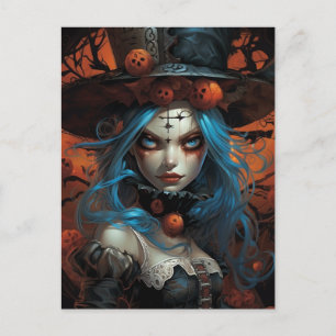 Halloween Alice Vykort