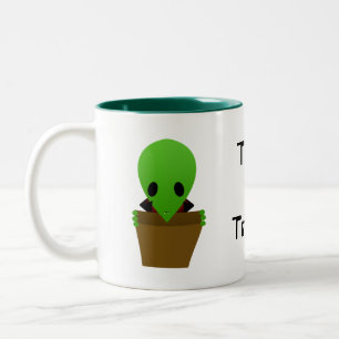 Halloween Alien Vampire Två-Tonad Mugg