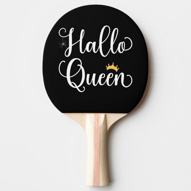 Halloween-älskare - Hallodrottning I Pingisracket (Framsidan)