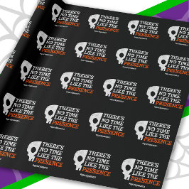 Halloween Ande Spöklik Skalle Rolig Halloween Presentpapper