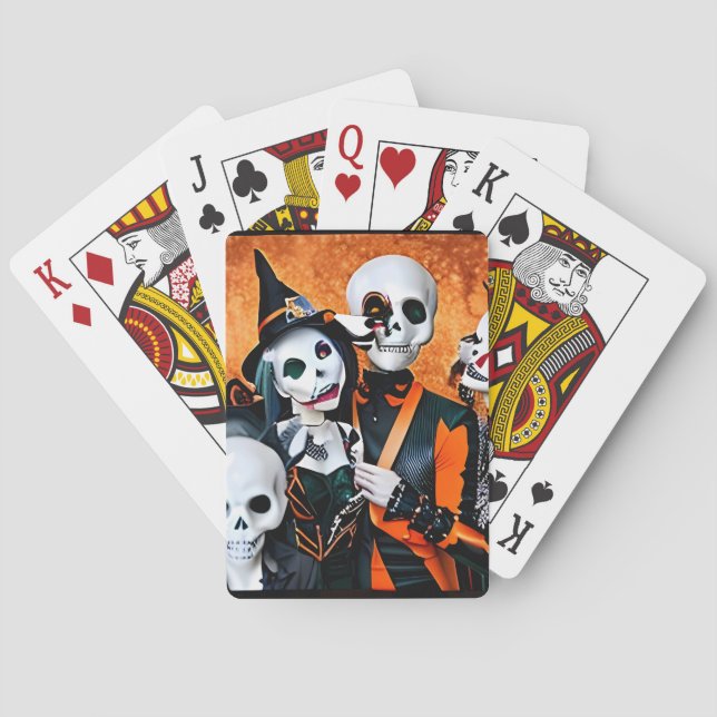 Halloween-anhängarna Casinokort (Baksidan)