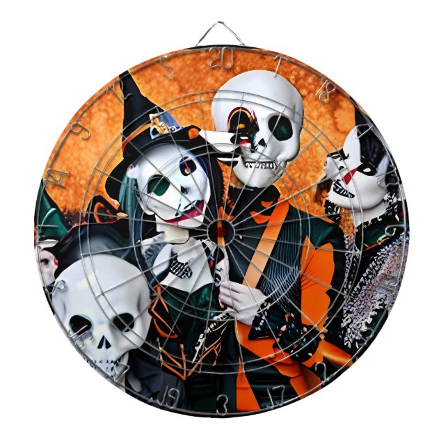 Halloween-anhängarna Darttavla (Framsidan)