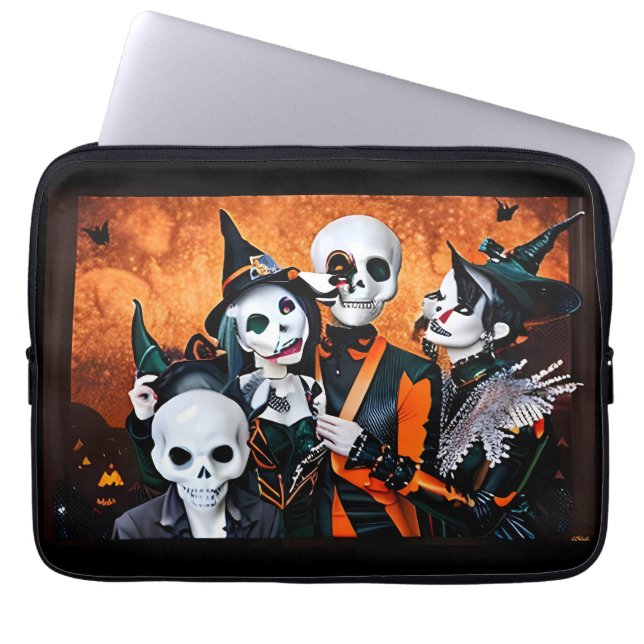 Halloween-anhängarna Laptop Fodral (Framsidan)