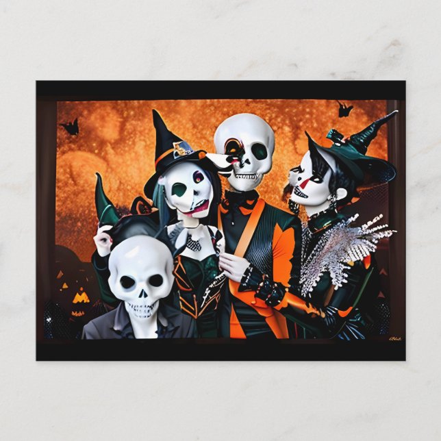 Halloween-anhängarna Vykort (Framsida)