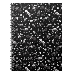 Halloween Animal Fladdermus Hundar Cats Spiders Sk Anteckningsbok