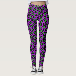 Halloween Animal Mönster Leggings
