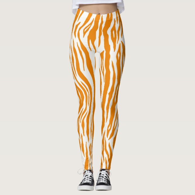 Halloween Animal Mönster Leggings (Framsida)