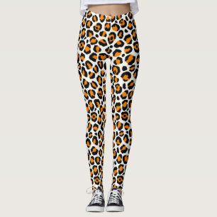 Halloween Animal Mönster Leggings