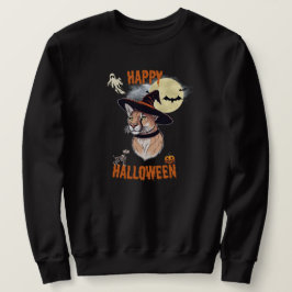 halloween animals lång ärmad tröja