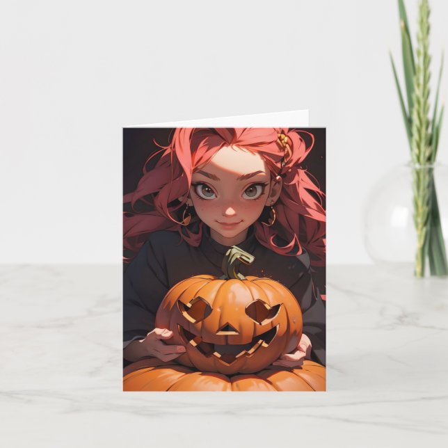 Halloween Anime B Kort (Framsida)