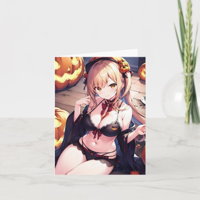 Halloween Anime E Kort (Framsida)