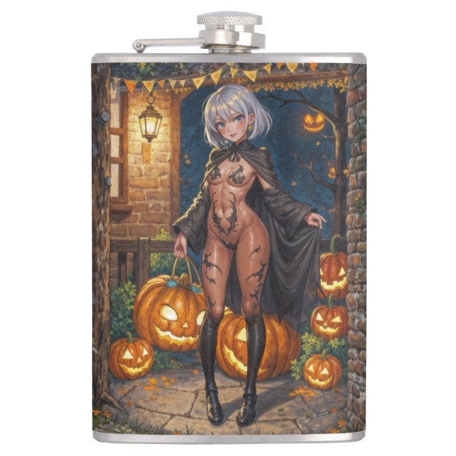 Halloween Anime Flicka Bus eller Buss Body Paint Fickplunta (Framsidan)