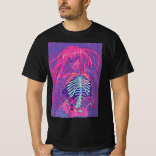 Halloween Anime Spooky Anime Girl Waifu Scary T Shirt
