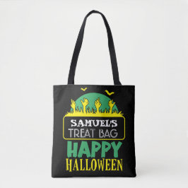 Halloween Anpassningsbar Candy & Treat Tote Bag Tygkasse