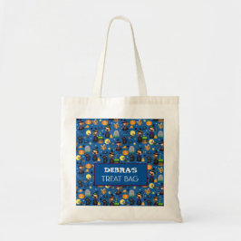 Halloween Anpassningsbar Treat & Candy Tote Bag Tygkasse