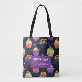 Halloween Anpassningsbar Treat & Candy Tote Bag Tygkasse