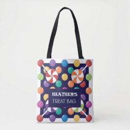 Halloween Anpassningsbar Treat & Candy Tote Bag Tygkasse