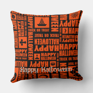 Halloween-Anpassningsbar Whimsical Coola Funny Ora Kudde