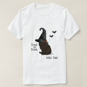 Halloween Anpassningsbar Whimsical Funny Cat Moder T Shirt