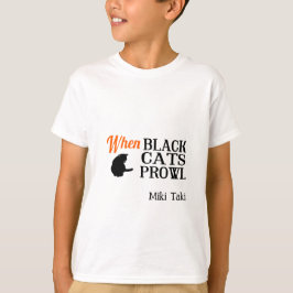 Halloween Anpassningsbar Whimsical Funny cat T Shirt