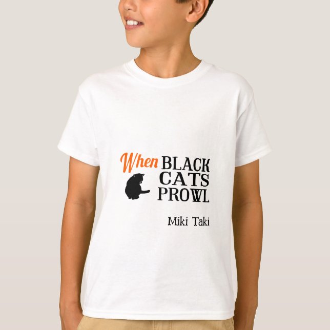 Halloween Anpassningsbar Whimsical Funny cat T Shirt (Framsida)
